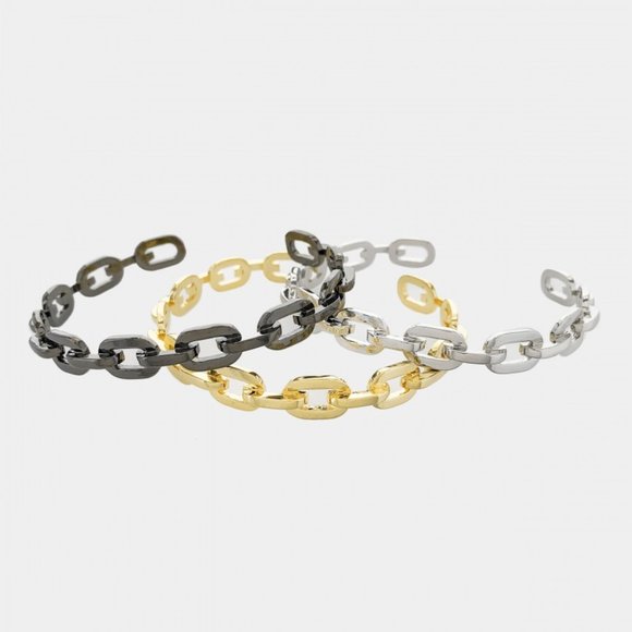 NEW Paperclip Chin Cuff Bracelet - Picture 3 of 7